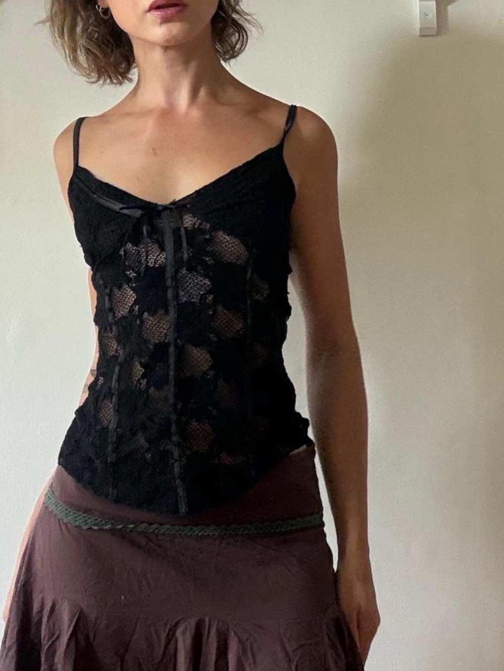 Lace corset cami top — Pourquoi Pas Nous Paris